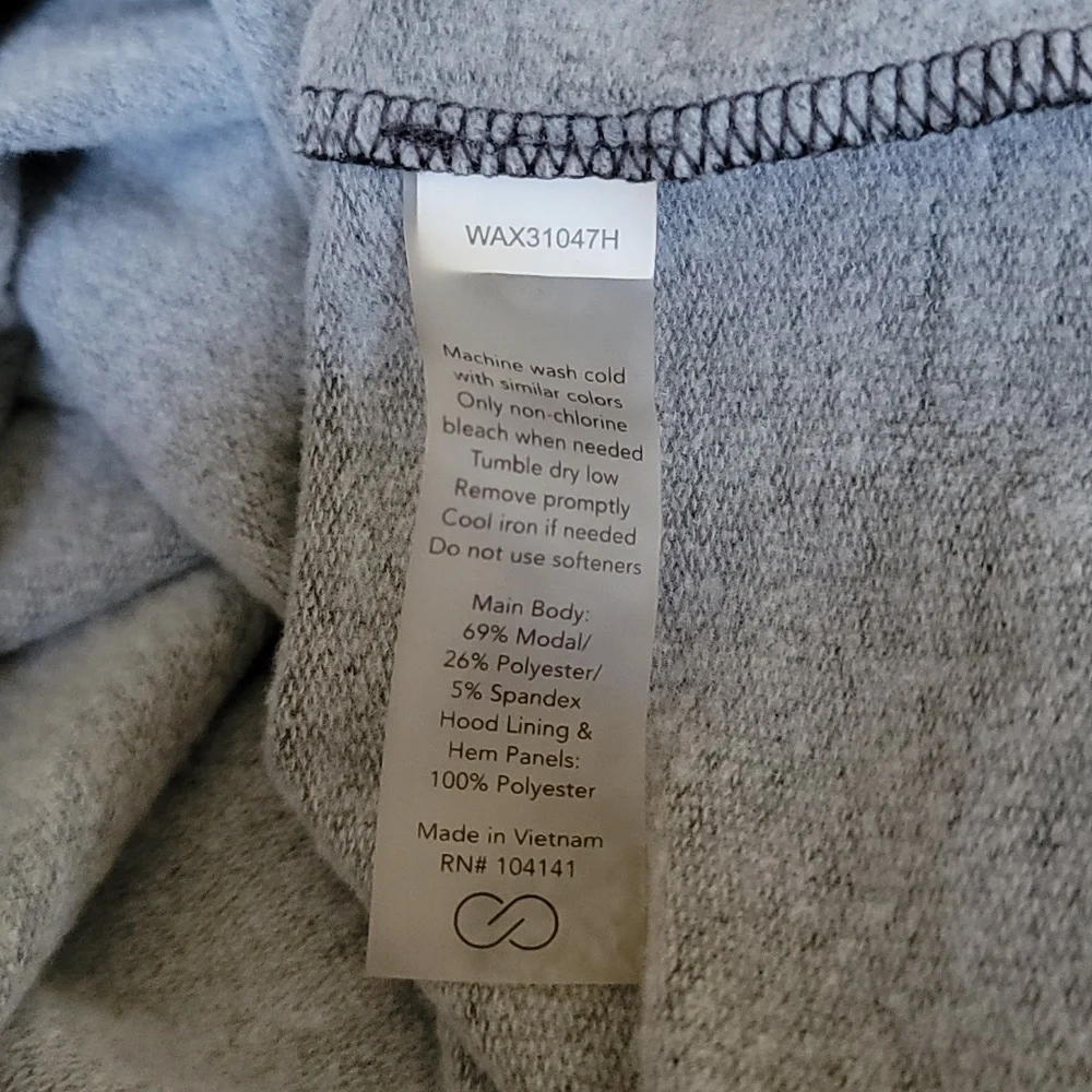 CALIA by Carrie Underwood women's size L long sleeve gray cowlneck  top - Picture 12 of 12